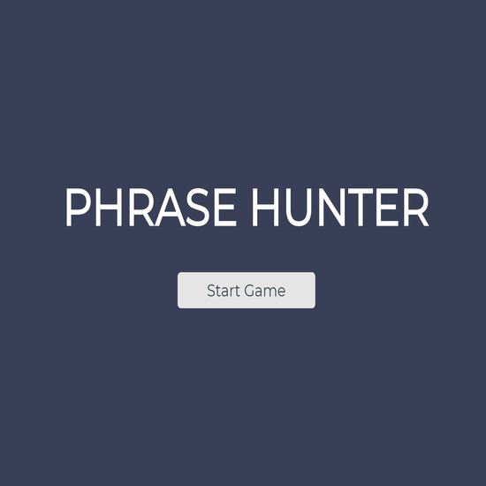 Phrase Hunter Game - Engineering Project